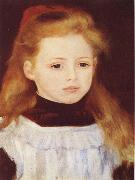 Pierre Renoir Little Girl in a White Apron Sweden oil painting artist